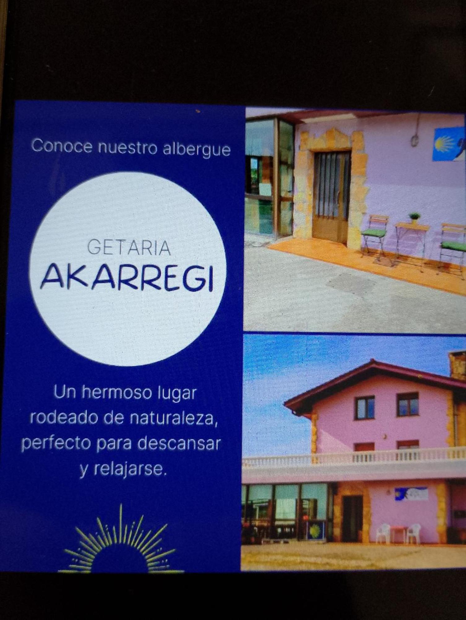 Akarregi-Kanpaia Albergue De Peregrinos Getaria Eksteriør billede